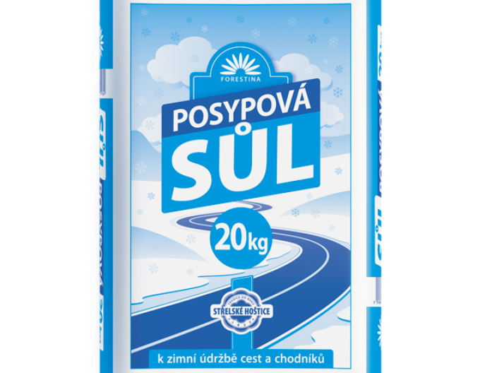 FORESTINA Granulovaná posypová sůl 20 kg zrn 1-6 mm