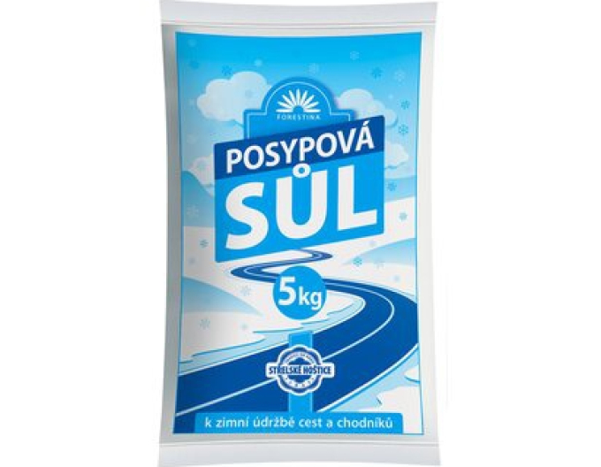 FORESTINA Granulovaná posypová sůl 5 kg zrn 1-6 mm