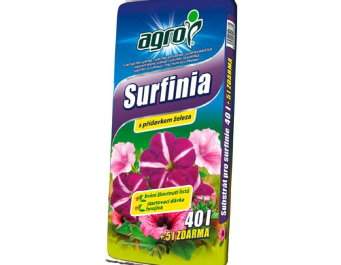 AGRO Surfinia substrát 40l + 5l zdarma