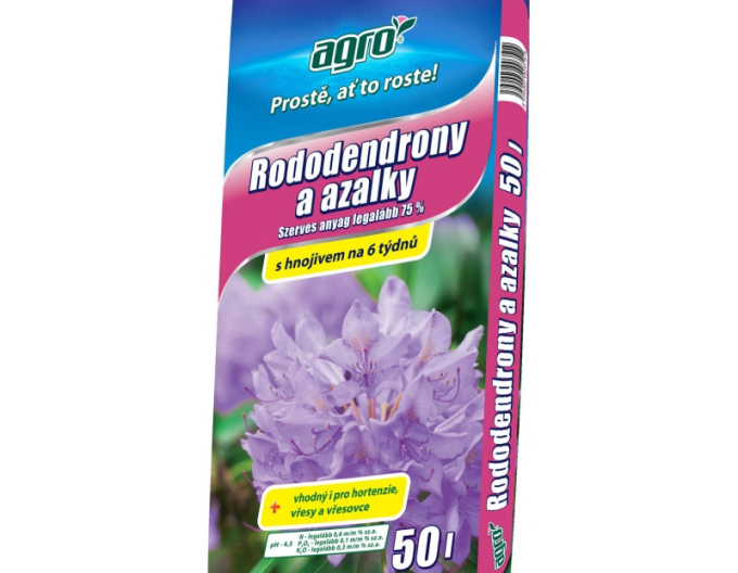 AGRO Substrát pro azalky a rododendrony 50l