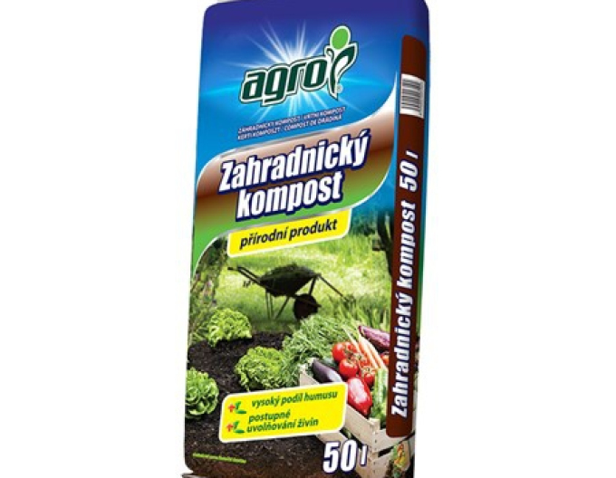 Agro zahradnický kompost 50l