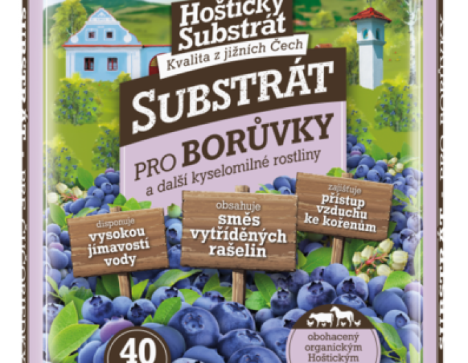 Hoštický Substrát pro borůvky, kyselomilný 40l