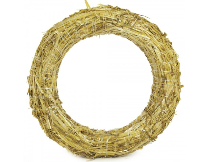 Slámový věnec průměr 30/5 cm