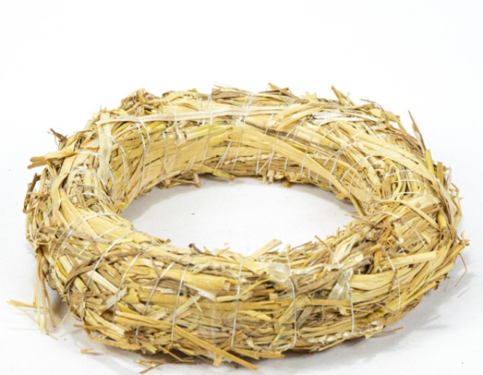 Slámový věnec průměr 15/3cm