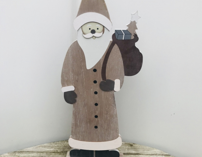 Mikuláš dřevěný 58cm