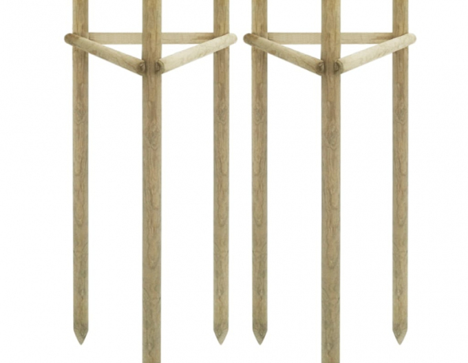 Podpěrný kůl s hrotem o průměru 5 cm - výška 250 cm