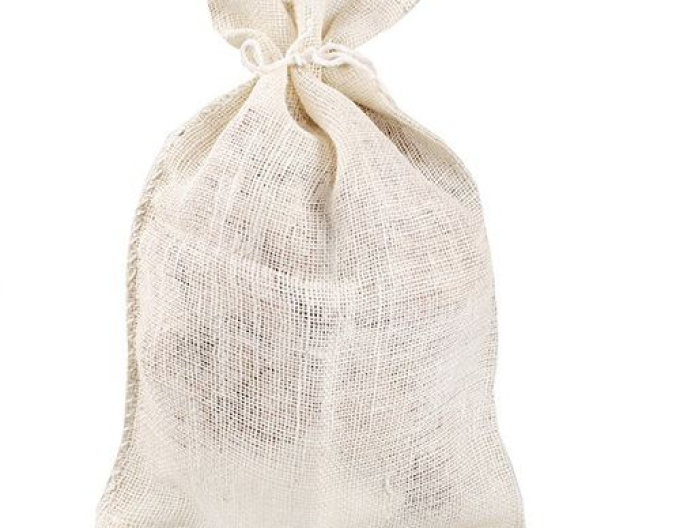 Jutový pytel krémový 40x60cm