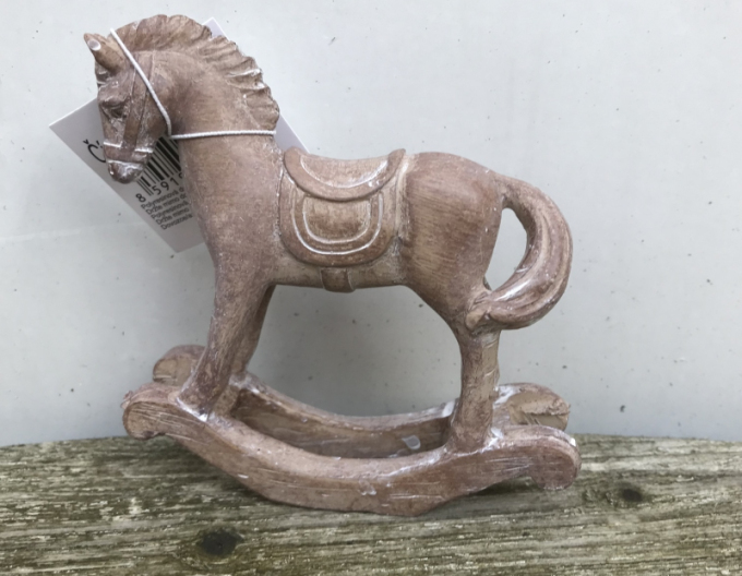 Dekorativní houpací kůň hnědý