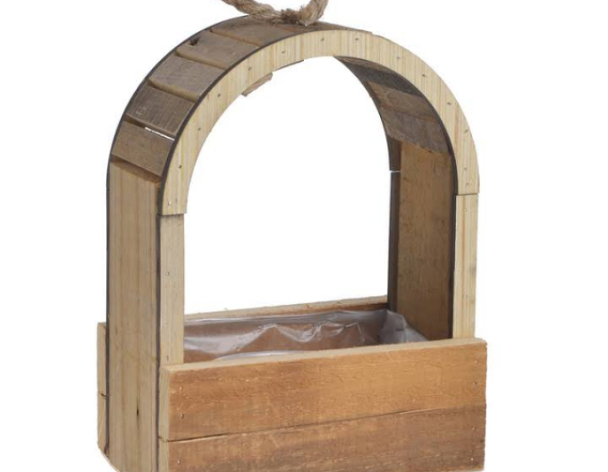 Dřevěná nádoba na zavěšení