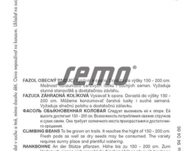 Semo Fazol obecný pnoucí ´Supermarconi Limca´