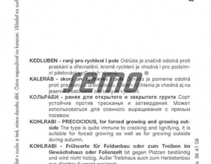 Semo Kedluben ´Modrava F1´