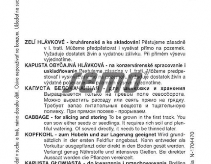 Semo Zelí hlávkové Kamienna Glowa