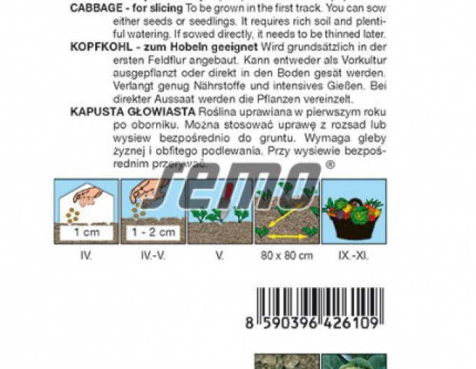 Semo Zelí hlávkové Megaton F1