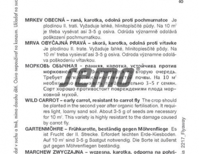 Semo Mrkev obecná Flyaway F1