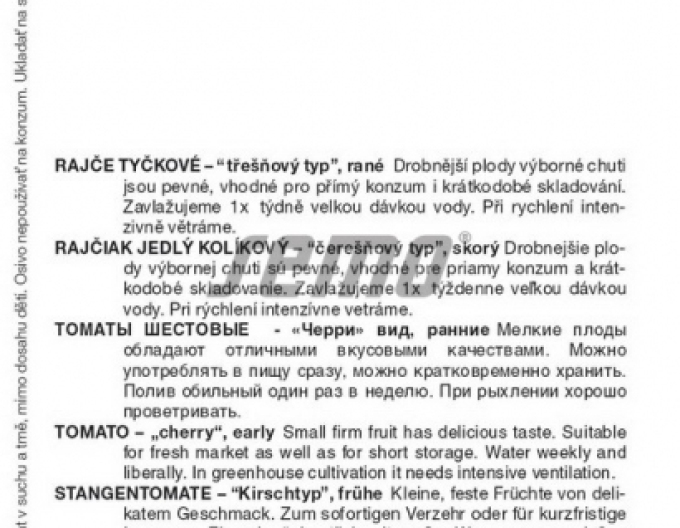 Semo Rajče tyčkové Sunchocola F1