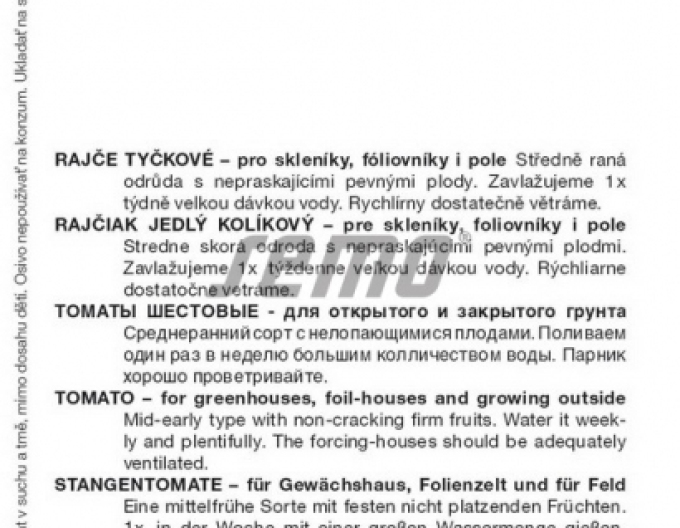 Semo rajče tyčkové ´Brunito F1´