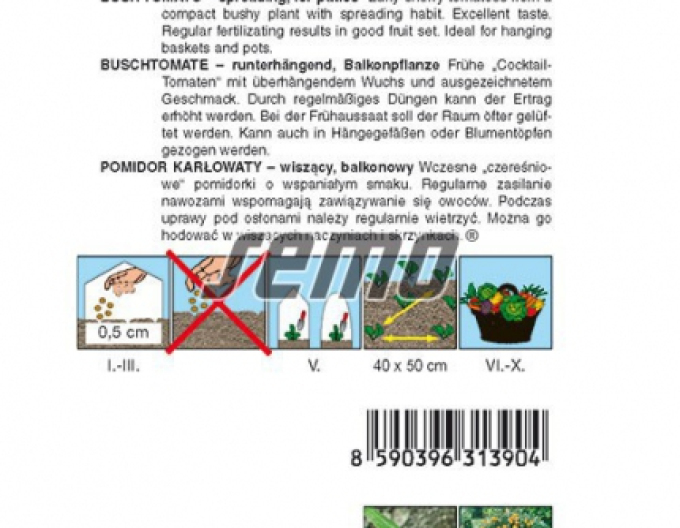 Semo Rajče keřičkové Tumbling Tom YELLOW