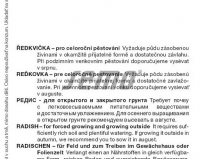 Semo Ředkvička fialová ´Lilana´