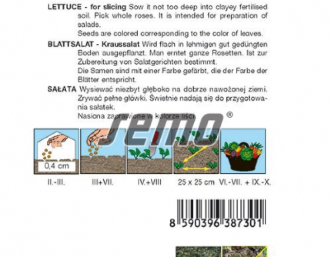 Semo Salát listový směs typu Bowl