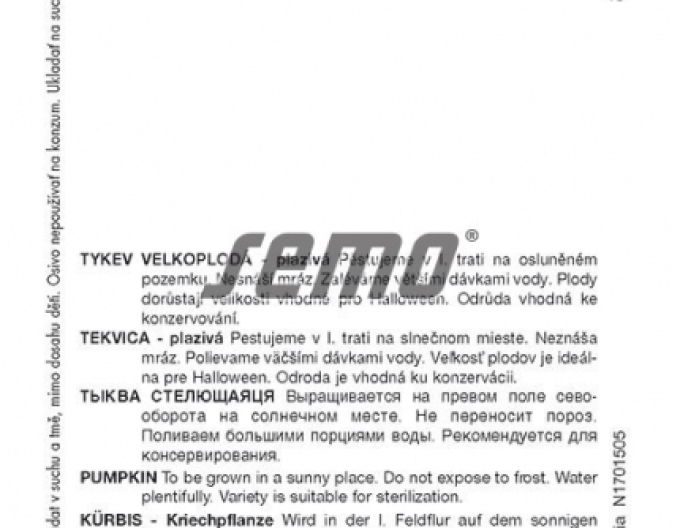 Semo Tykev velkoplodá Gran Gigante