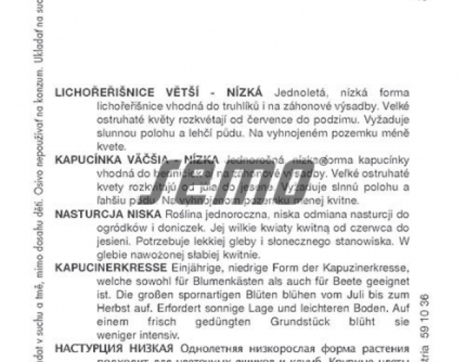 Semo Lichořeřišnice nízká  ´Bijou Double´