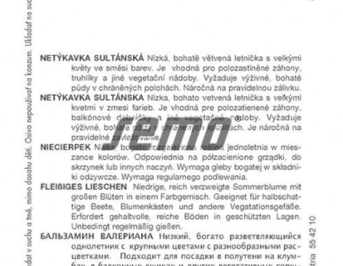 Semo Netýkavka sultánska ´Změs´