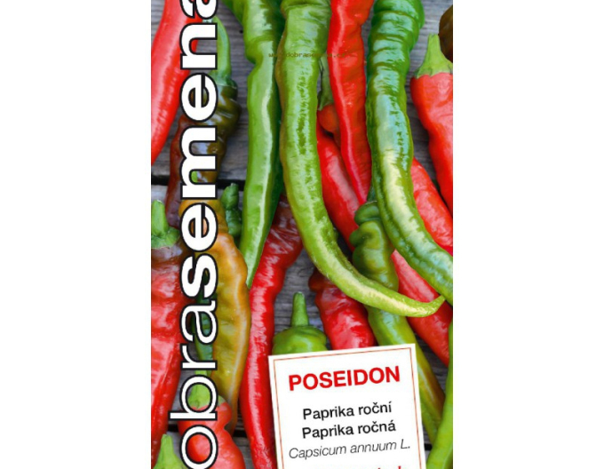 Dobrá semena Paprika ostrá Poseidon