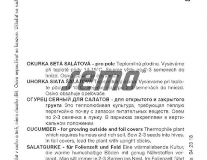 Semo Okurka salátová Linda F1 Mix