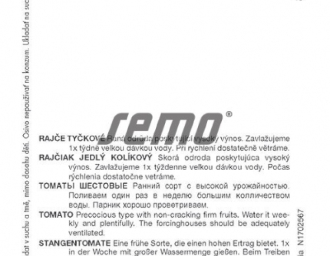 Semo rajče tyčkové Start S F1