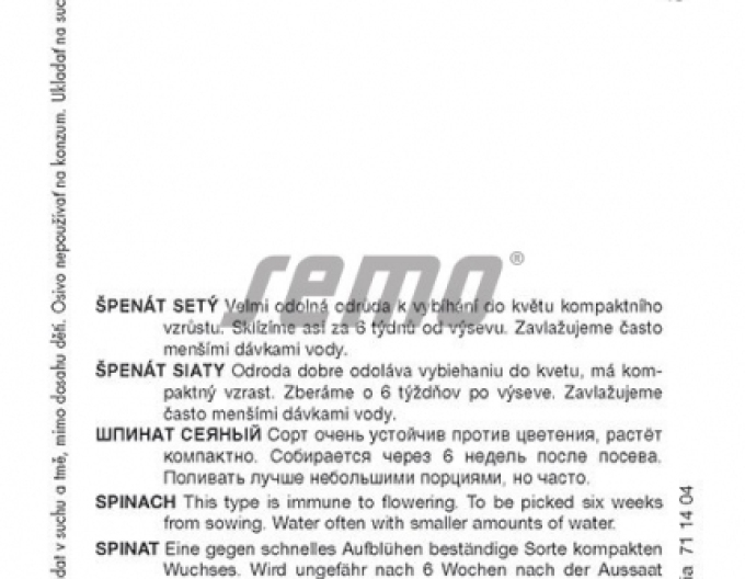 Semo Špenát setý ´Sacramento F1´