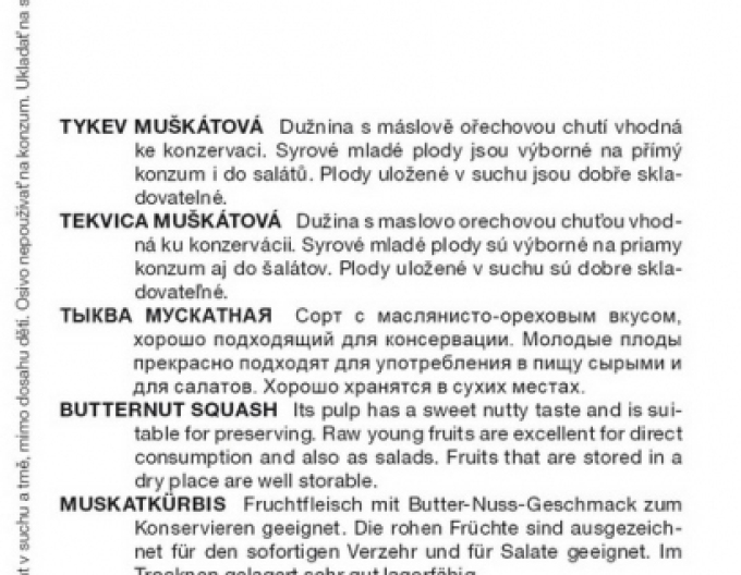 Semo Máslová dýně Laura