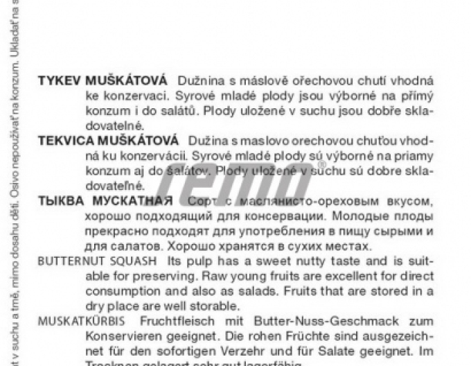 Semo Tykev muškátová ´Stella F1´