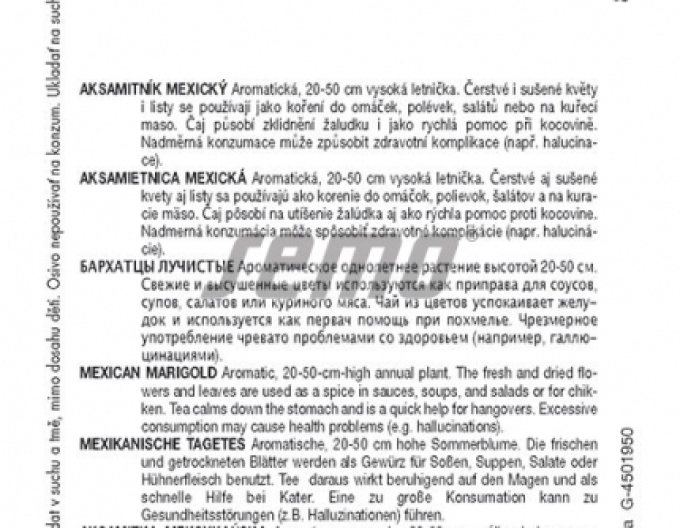 Semo Aksamitník mexický