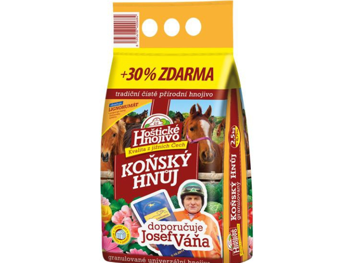 Koňský hnůj z Hoštic 3,25kg