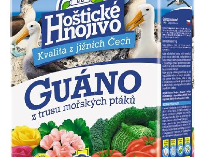 Hoštické Guano granulované 1kg