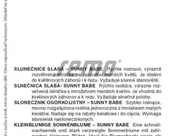 Semo Slunečnice Sunny Babe