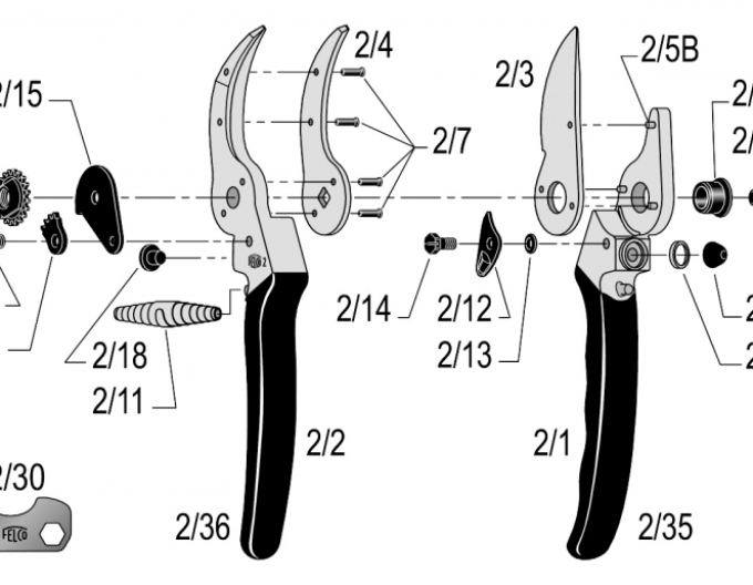 Felco 2/15 podložka pro pojistku velká