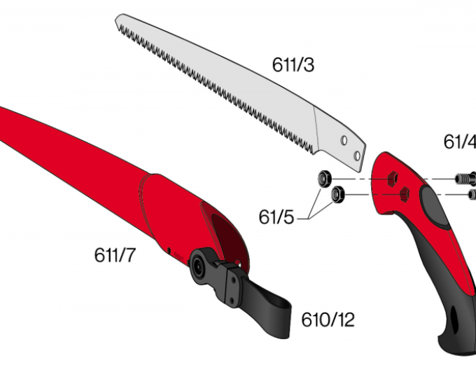 Felco 61/4 šroub pro pilku 611