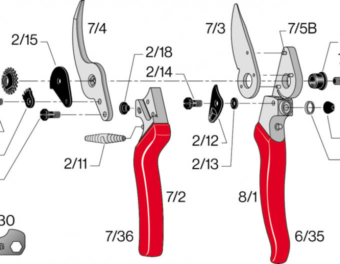 Felco 7/6 šroub protiostří
