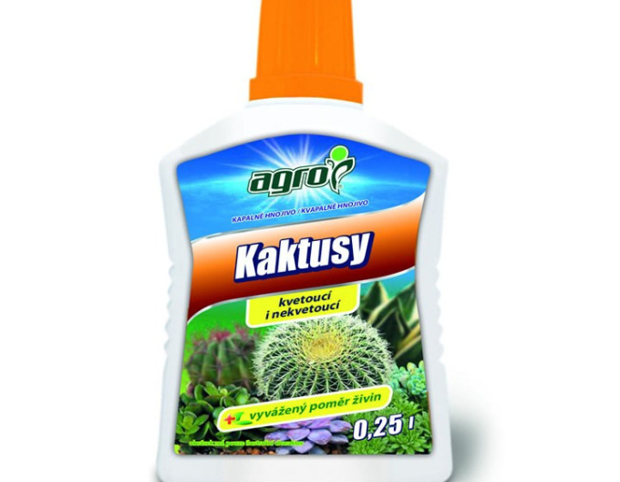 Agro kapalné hnojivo pro kaktusy a sukulenty 0,25l