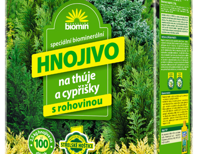Forestina Organicko - minerální hnojivo pro tuje a cypřiše 1kg