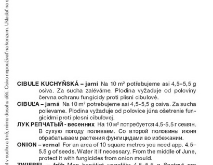 Semo jarní cibulka Carminka