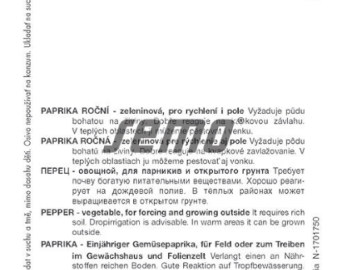 Semo Paprika roční ´Nova´