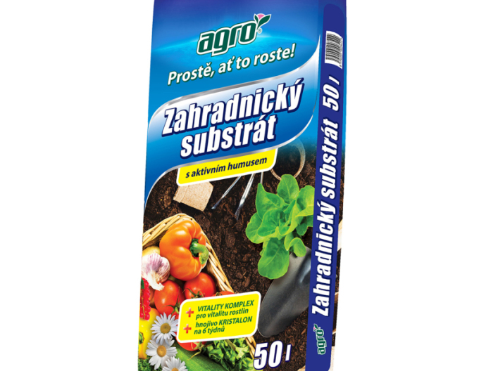 Agro Zahradnický substrát 50l