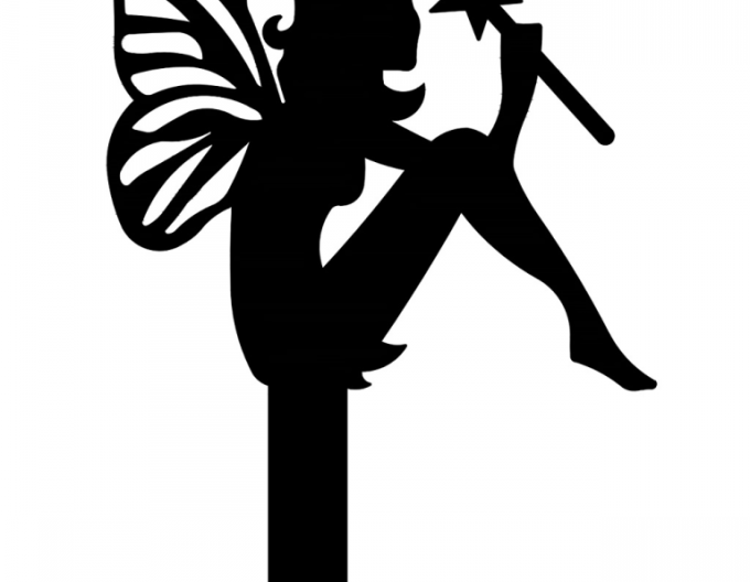 Zahradní zápich -  víla 30cm