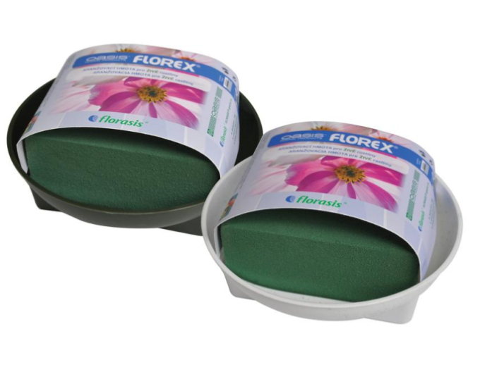 OASIS®  Miska s hmotou - bílá, Ø 15,5 cm