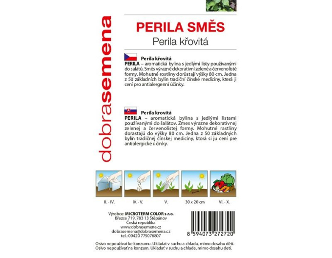 Dobrá semena Perila křovitá