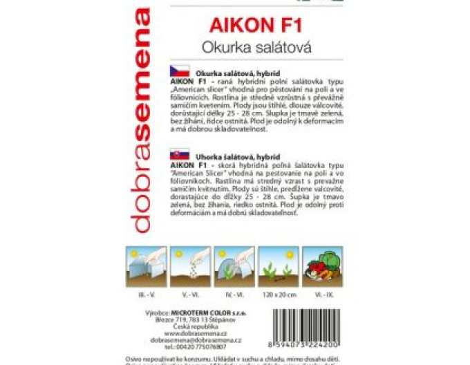 Dobrá semena Okurka salátová ´Aikon F1´