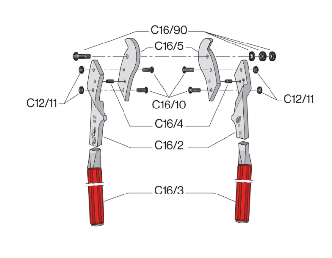 FELCO C16 Dvouruční kleště