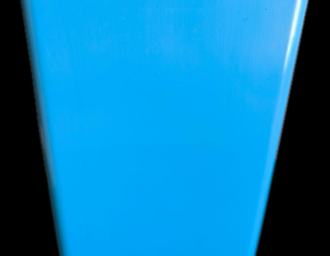 Plastový květináč čtvercový modrý 1,7l, 11 x 19 cm